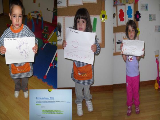 DIA DE LAS LETRAS GALLEGAS EN LA ESCUELA INFANTIL DE SAVIÑAO