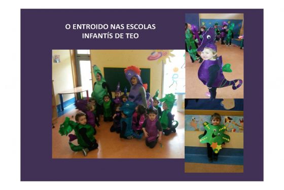 En las escuelas infantiles municipales de Teo lo pasamos \"la mar\" de bien en el Carnaval