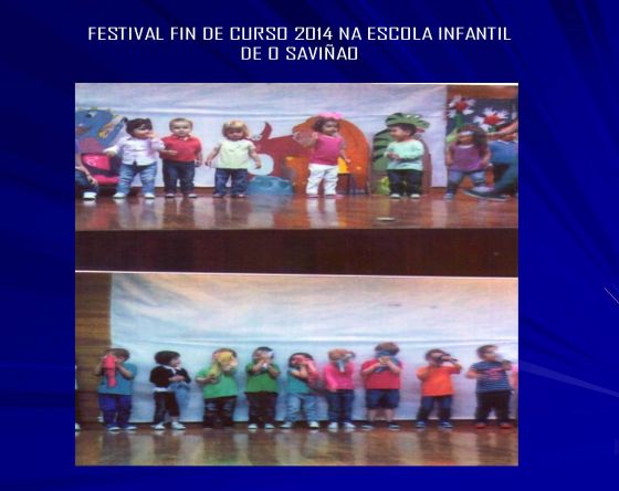 Festival de fin de curso na escola infantil de O Saviñao